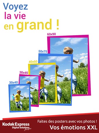 Agrandissement photo kodak juvignac